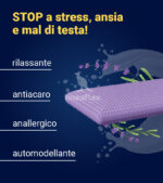 Guanciale Memory Anti-stress Lavanda Aromatherapy - immagine 2