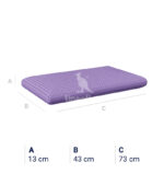 Guanciale Memory Anti-stress Lavanda Aromatherapy - immagine 4