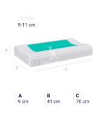 Guanciale Mirror Termoregolatore Cervicale Gel - immagine 4