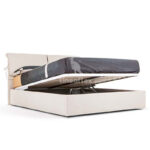 Letto imbottito con box contenitore GRAZIA
