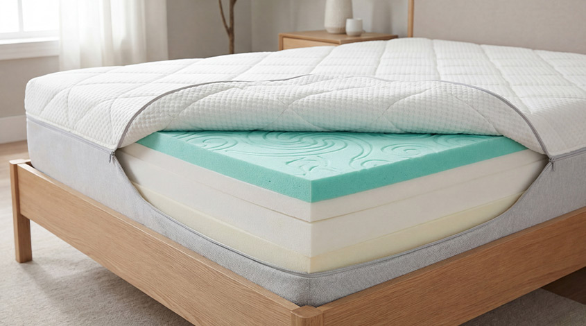 Materasso memory foam singolo o matrimoniale