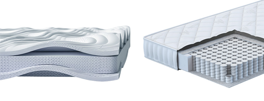 Memory foam vs molle: confronto diretto delle differenze principali